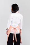 Oska Peach Bib Apron AC-OSKA07