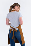 Oska Tobacco Brown Bib Apron AC-OSKA03