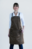 Outback Ochre Brown Bib Apron  68 x 82cm AC-OUTBACK04