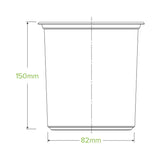 960ml Clear BioBowl Box of 500 Bowls FOR COLD ITEMS ONLY P-960