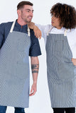 Paris Professional Navy Blue Bib Apron 68 x 86cm PROECA03