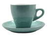Tulip pastel blue cappuccino cup and saucer 