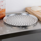 aluminium pizza tray perforated