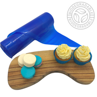 biodegradable blue piping bags