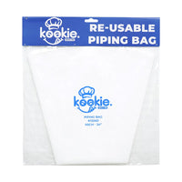Kookie Pastry Piping Bag 60cm/24" White Canvas Reusable