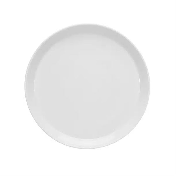 White ceramic plate 28cm