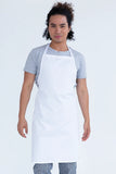 Bib Apron White Cotton 70x86cm PROA08