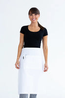 3/4 Waist Apron W/Pkt White 86 x 70cm PROA10P
