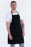 Professional Bib Apron Black 70 x 86cm PROA15