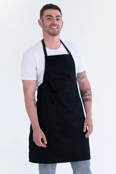 Professional Bib Apron Black 70 x 86cm PROA15