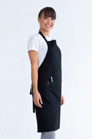 Professional Bib Apron W/Pkt Black 70 x 86cm PROA15P