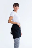 Professional 1/2 Waist Apron Black  70 x 40cm PROA16