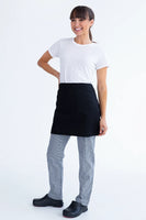 Professional 1/2 Waist Apron Black  70 x 40cm PROA16