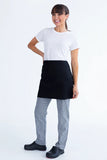 Professional 1/2 Waist Apron Black  70 x 40cm PROA16