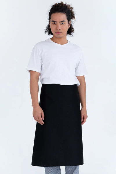 3/4 Waist Apron Black 86 x 70cm PROA17