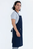 Professional Multi Purpose Bib Apron With Pocket Navy 70 x 86cm PROA20P