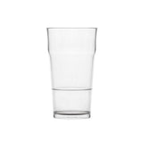Clear glass pint tumbler polycarbonate 540ml