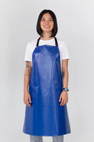 Blue Bib Apron PVC Waterproof Dishwasher & Utility Apron 70 x 86cm