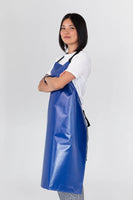 Blue Bib Apron PVC Waterproof Dishwasher & Utility Apron 70 x 86cm 10854