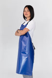 Blue Bib Apron PVC Waterproof Dishwasher & Utility Apron 70 x 86cm 10854