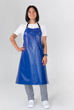 Blue Bib Apron PVC Waterproof Dishwasher & Utility Apron 70 x 86cm 10854