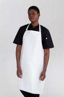 Professional PVC White Waterproof Bib Apron 70 x 86cm 10850