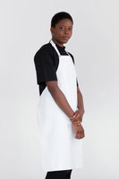 Professional PVC White Waterproof Bib Apron 70 x 86cm 10850