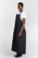 Professional Waterproof PVC Black Bib Apron W Nylon Backing 90 x 120cm 10874
