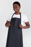 Professional Waterproof PVC Black Bib Apron W Nylon Backing 90 x 120cm 10874