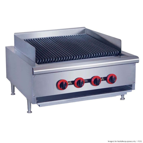 LPG Gas 4 Burner Char Grill Top