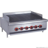 Natural Gas 6 Burner Char Grill Top
