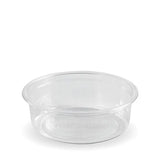 A clear plastic sauce cup 60ml composatble