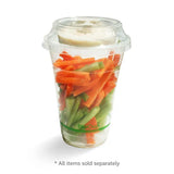 Compostable Sauce Cups BioPak 60ml Clear  BioCup R-60 x 2,000 Sauce Containers