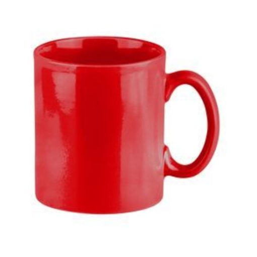 Red  Can-Shaped ceramic Mug 330ml