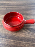 Ceramic Gravy & Sauce Dish With Handle Tablekraft DISH-RED