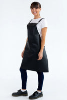 Classic Black 100% Cow Leather Apron 70 x 86cm AC-RILEY01