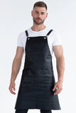 Black Leather Apron 70x 86cm AC-RILEY02