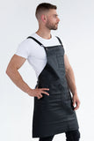 Black Leather Apron 70x 86cm AC-RILEY02