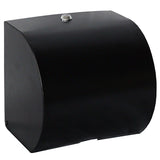Black paper  roll towel holder wall mount dispenser 
