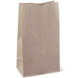 Bag SOS 6 Brown Kraft Block Bag Box 500 Bags