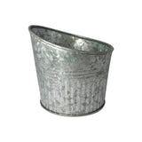 Table Caddy Slant Top 130x 120mm Galvanised Matte Metal 03219