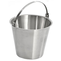 Stainless Steel Bucket With Handle 13.5 lt 2.5 Gallon BUC115