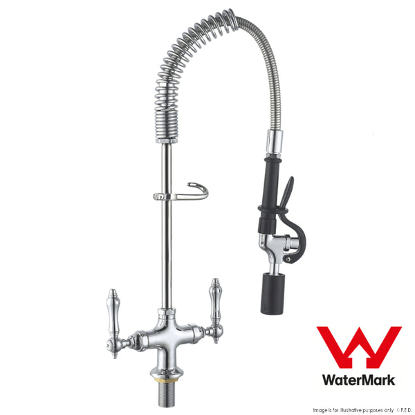 Sunmixer Mini Pre Rinse Unit with 180mm Riser and 560mm Hose T98001MN-1C