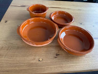 Tapas Dish and Pot Set 4 Piece Glazed Spanish Terracotta HP Padilla
