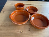 Tapas Dish and Pot Set 4 Piece Glazed Spanish Terracotta HP Padilla