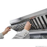 Steamless Canopy for TDC Tecnodom Oven Range TD-FECL