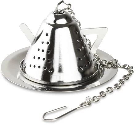 Stainless Steel Tea Pot Shape Infuser on chain 8.0117.7 – Santos Online ...