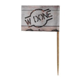 Toothpick Flag marker 65mm well done 