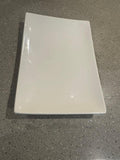 Rectangular white triple a fine porcelain white plate japanese style 