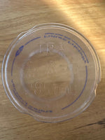 Plastic Drinking Cup Lid Straw Slot Flat 78MM RPET Suits 8/10oz Pack 50 FFRPC10-WM FUTURE FRIENDLY